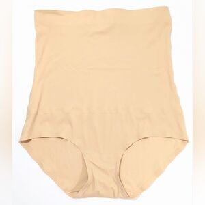 Skinny Girl #7518-22 Smoothers & Shapers High Waist Brief, Beige Size XL, NWOT